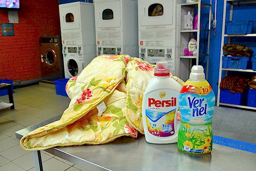 Для стирки одеяла в Алматы необходимо использовать только качественные моющие средства!