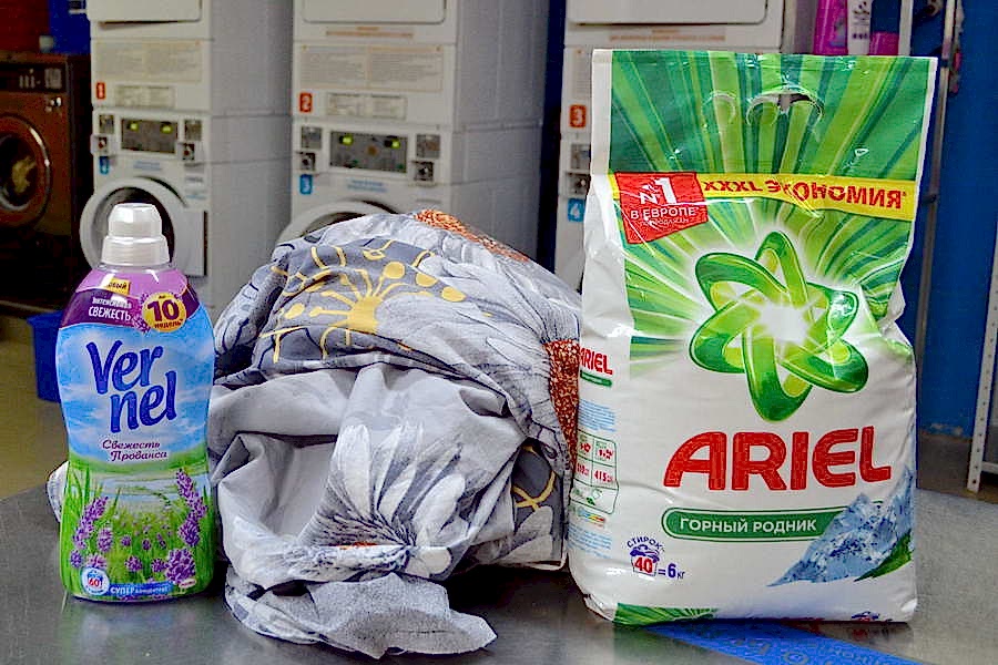 Для стирки постельного белья выбирайте только качественные моющие средства!